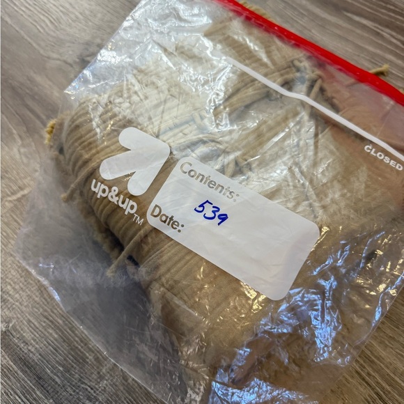 Strait Poema Collared Tie Blouse Tan M/L - Picture 10 of 10